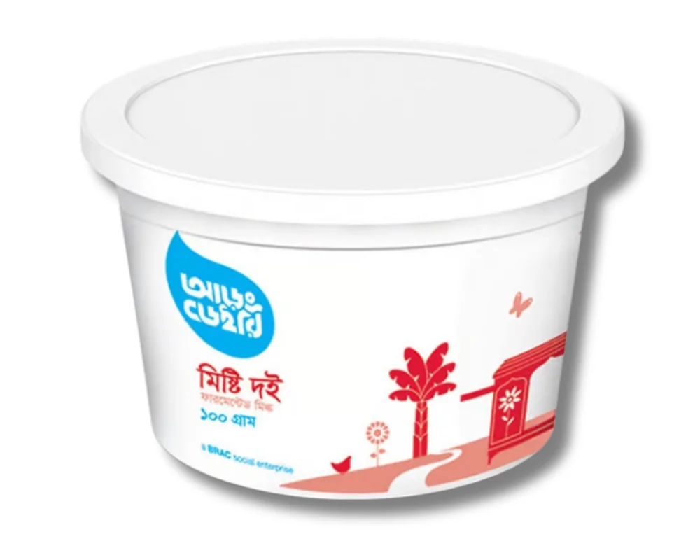 Aarong Dairy Sweetened Yogurt (Mishti Doi) 100gm (Cup)