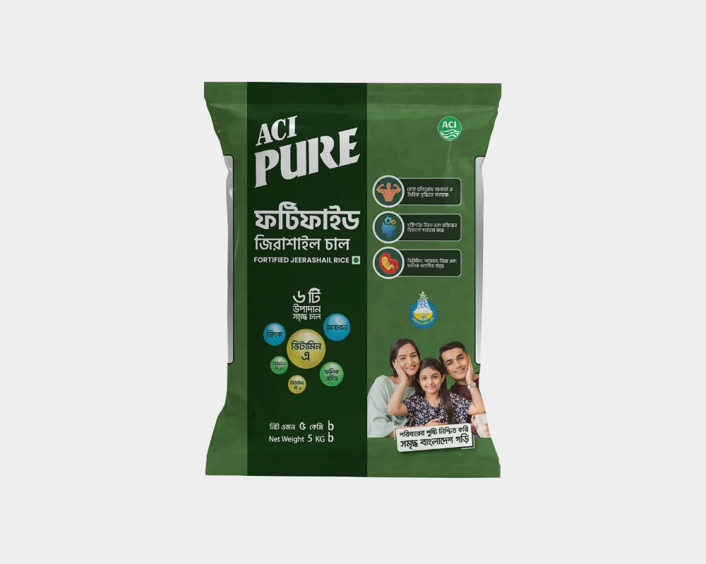 ACI Pure Fortified Jeerashail Rice 5kg