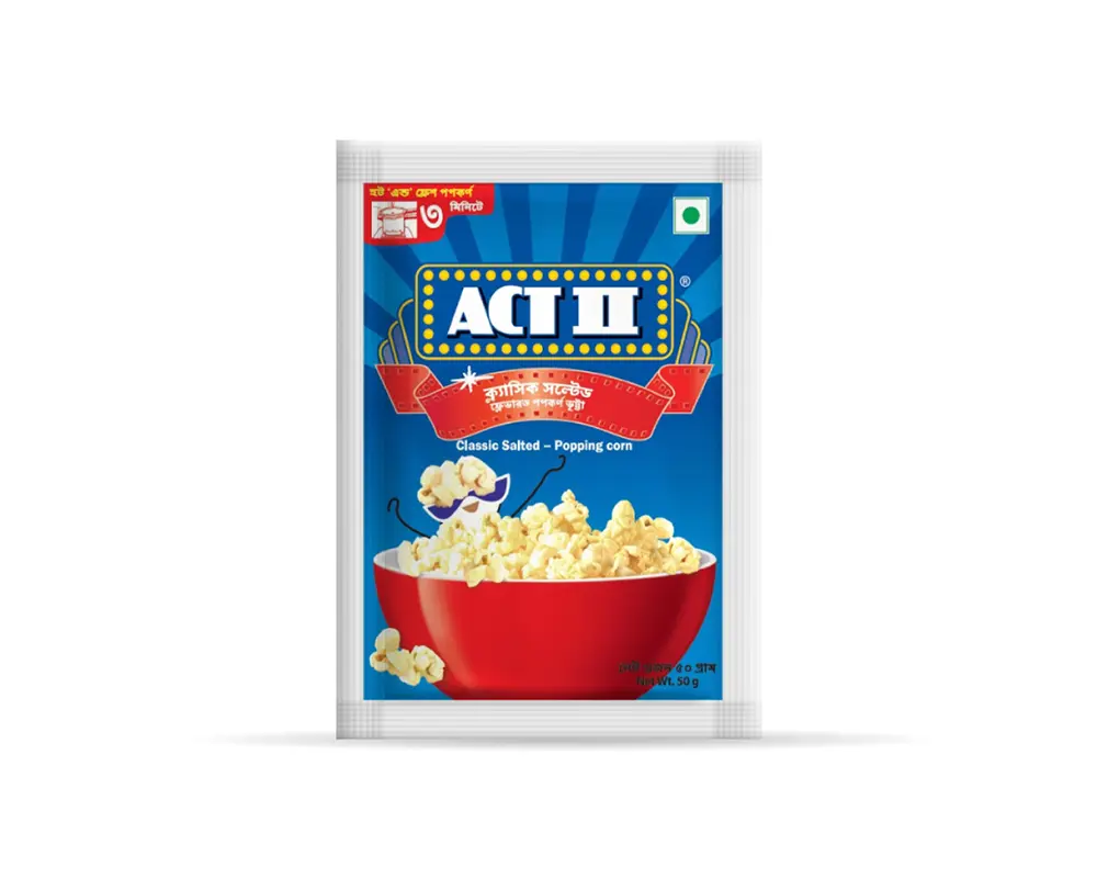 ACT II Classic Salted Popcorn 50gm