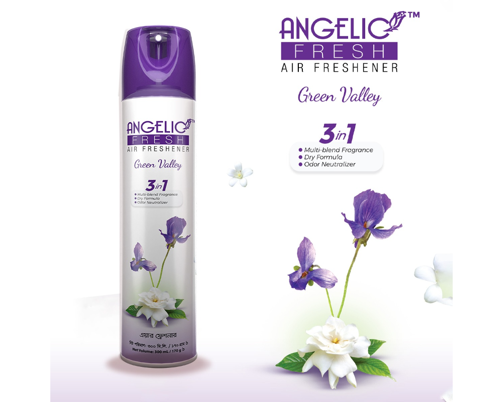 Angelic Fresh Air Freshener Green Valley 300ml