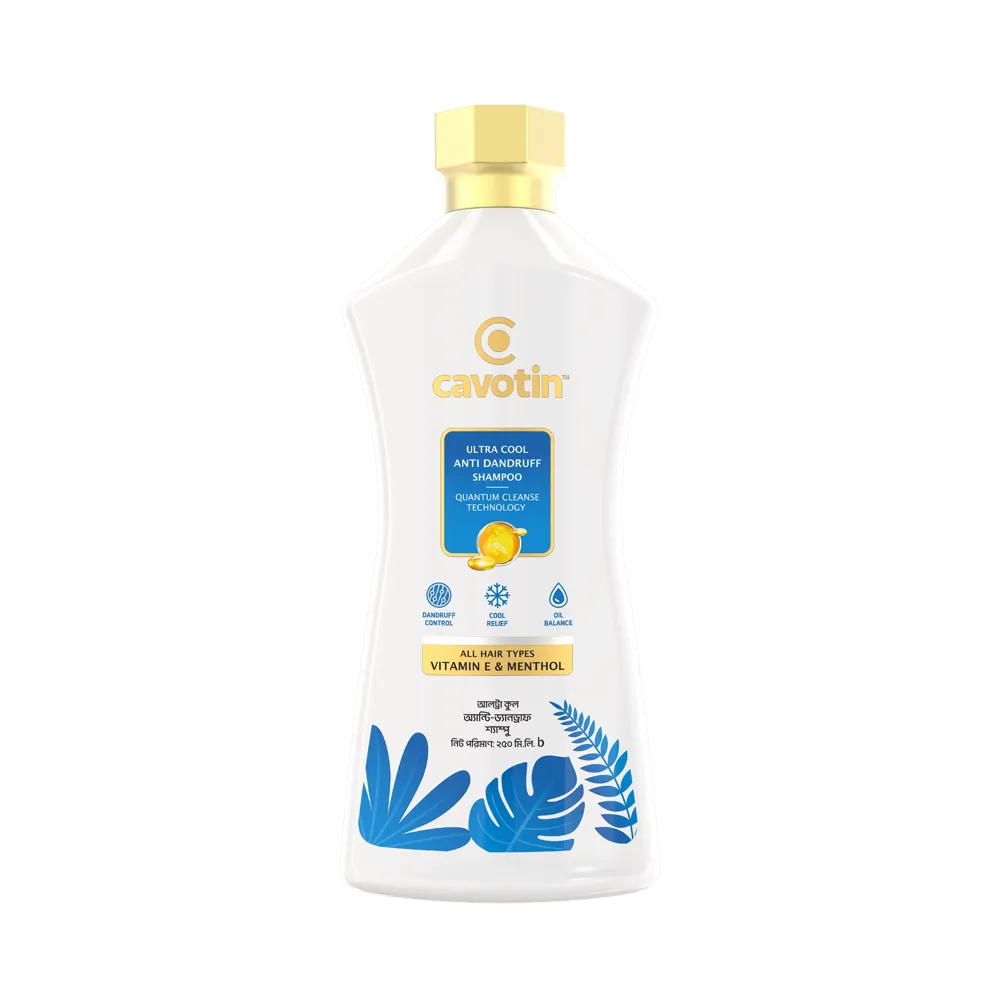 Cavotin Ultra Cool Anti Dandruff Shampoo 250ml
