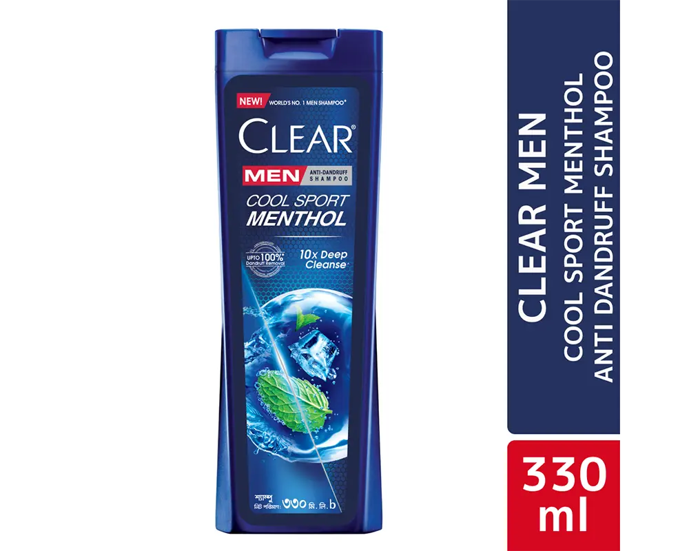 Clear Men Anti Dandruff Cool Sport Menthol Shampoo 350(±)20ml