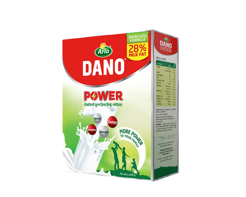 Dano Power Full Cream Milk Powder 1kg (BIB)