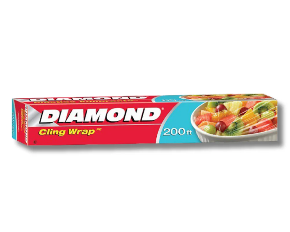 Diamond PE Cling Wrap 200FT/60m