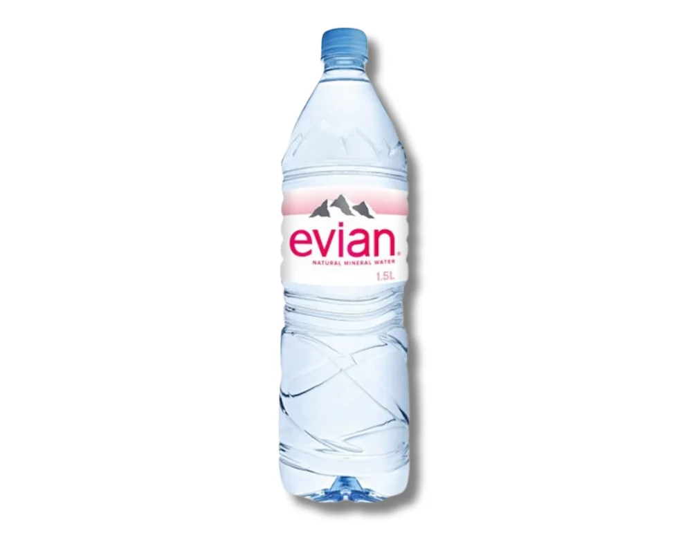 Evian Natural Mineral Water 1.5Ltr.