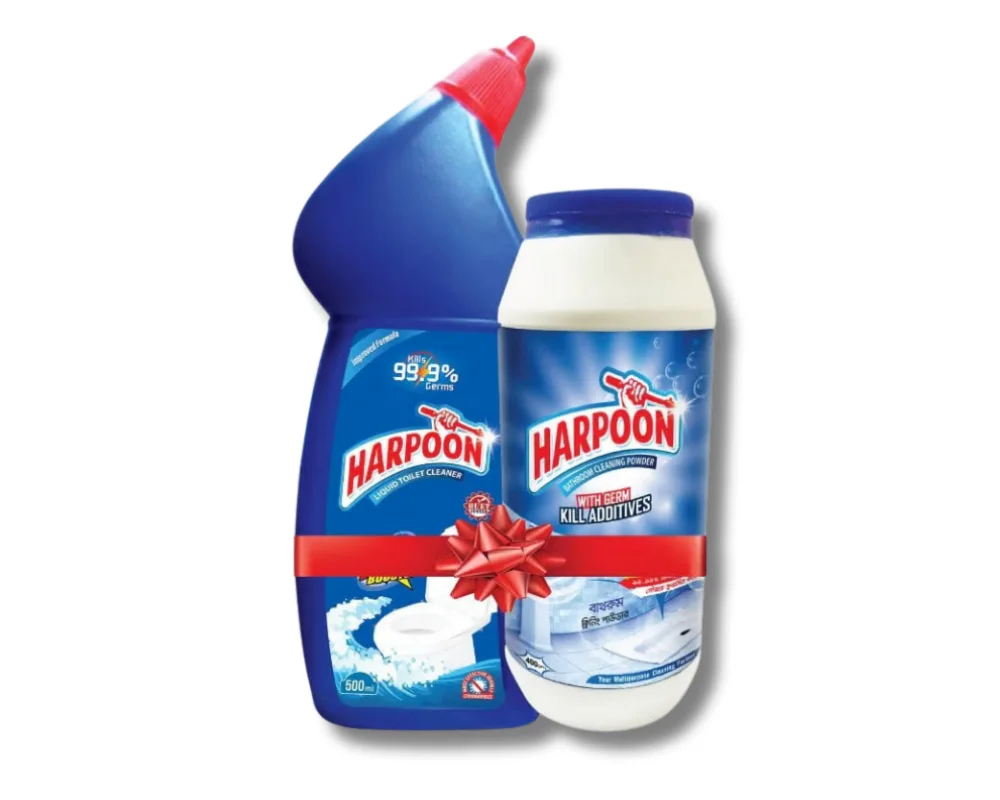 Harpoon Toilet Cleaner 500ml (Buy1 Get400gm Bathroom Cleaning Powder Free)