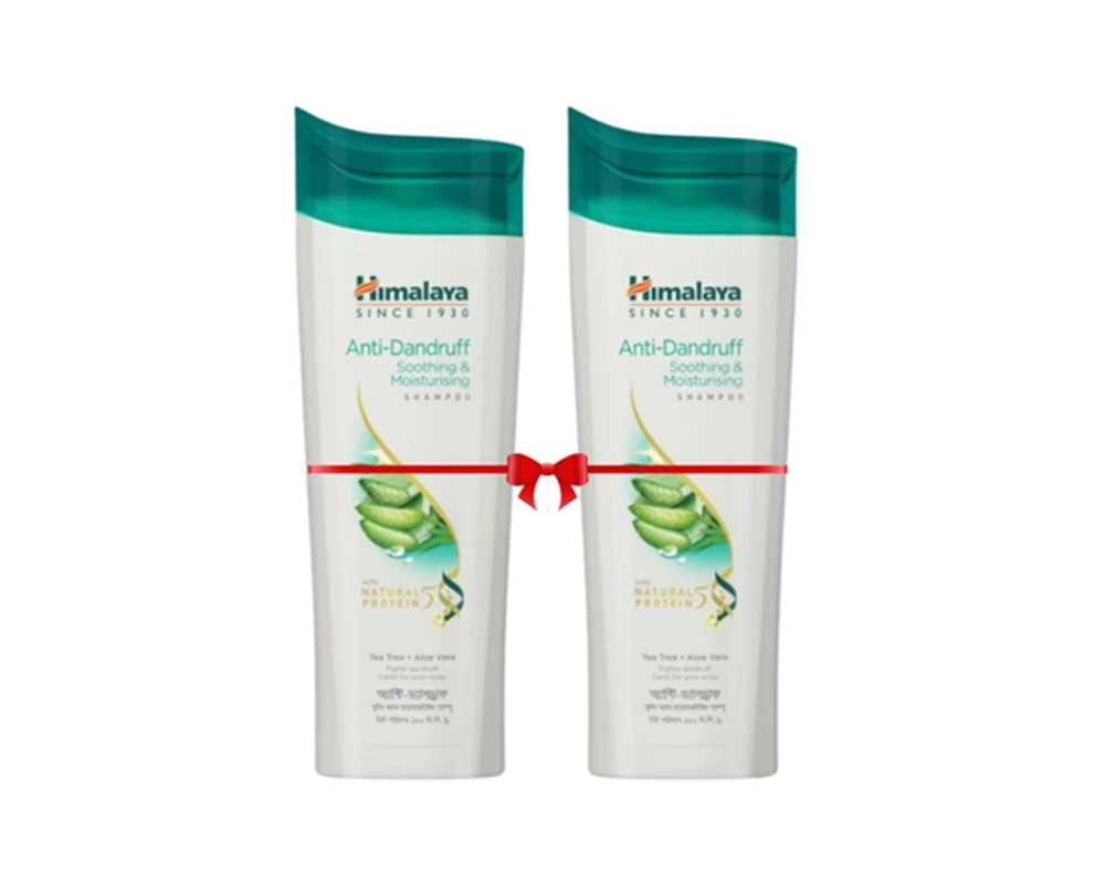 Himalaya Anti-Dandruff Soothing & Moisturizing Shampoo 180(±)10ml (Buy1 Get1 Free)