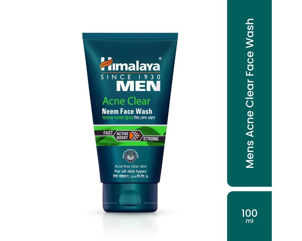 Himalaya Men Acne Clear Neem Face Wash 100ml