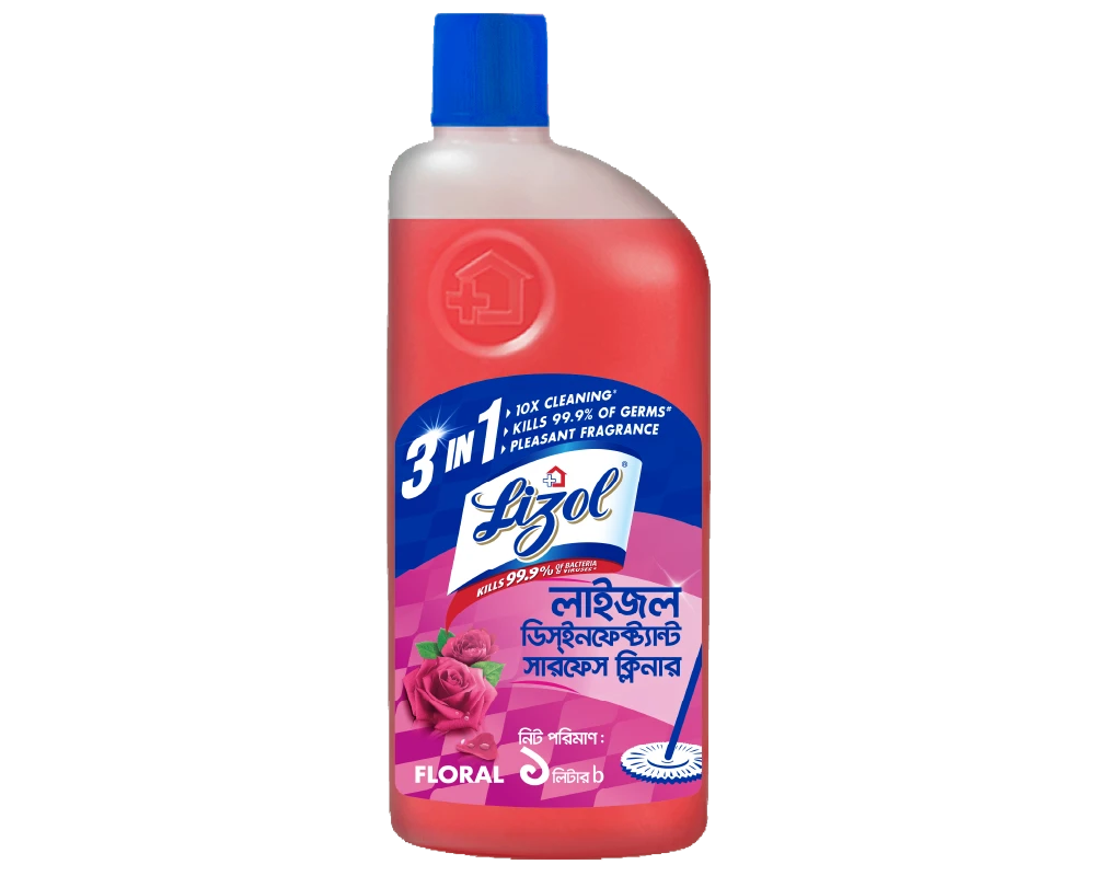 Lizol Surface Cleaner Floral 1Ltr.(±)25ml