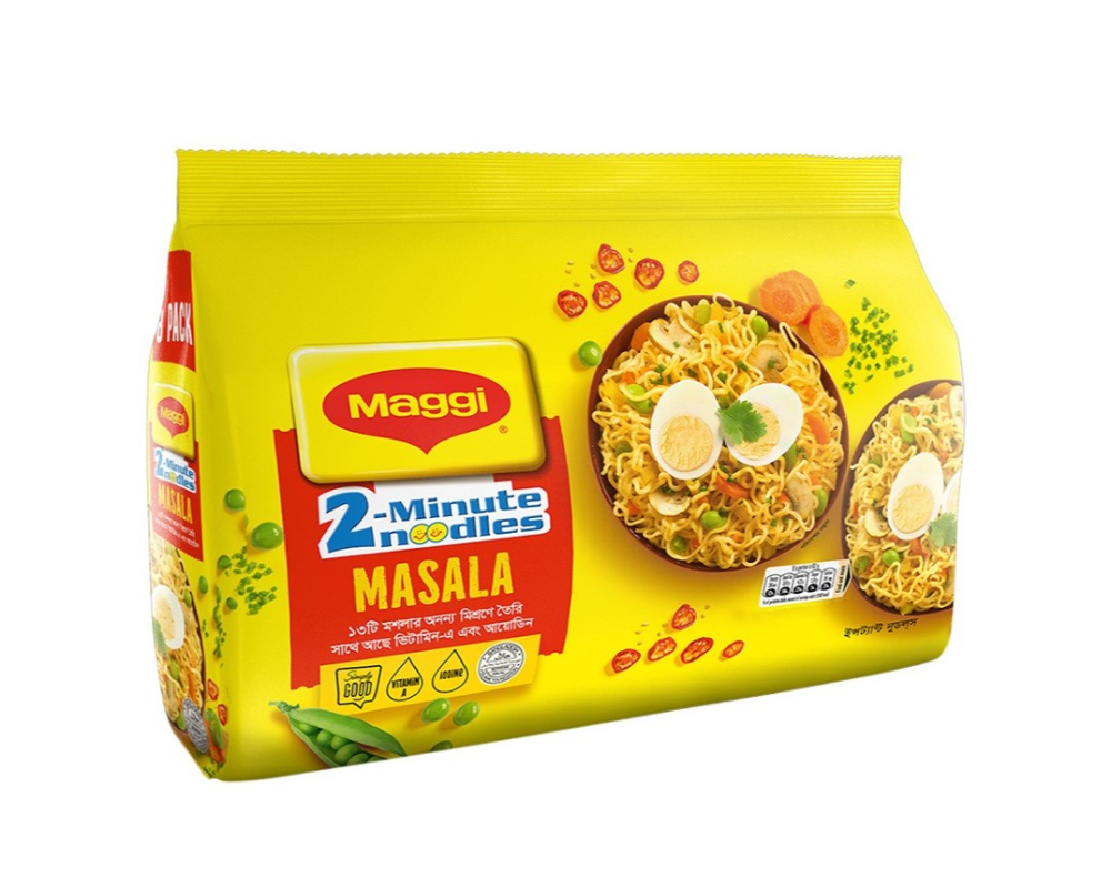 Maggi 2 Minute Noodles Masala 496(±)124gm (8Pcs Pack)