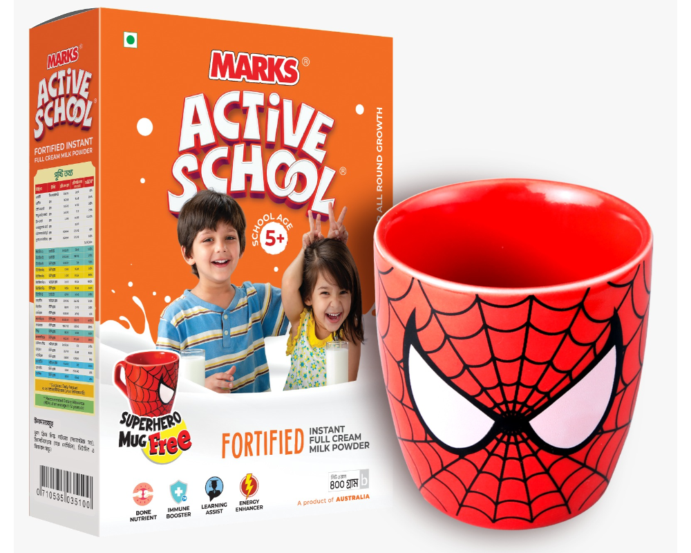 Marks Active School Milk Powder 400gm (BIB)