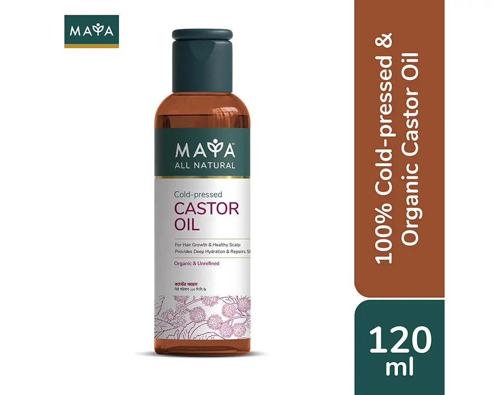 Maya Cold Pressed Castor Oil 120ml