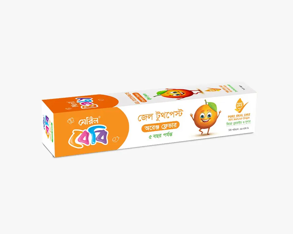 Meril Baby Gel Toothpaste Orange 45gm