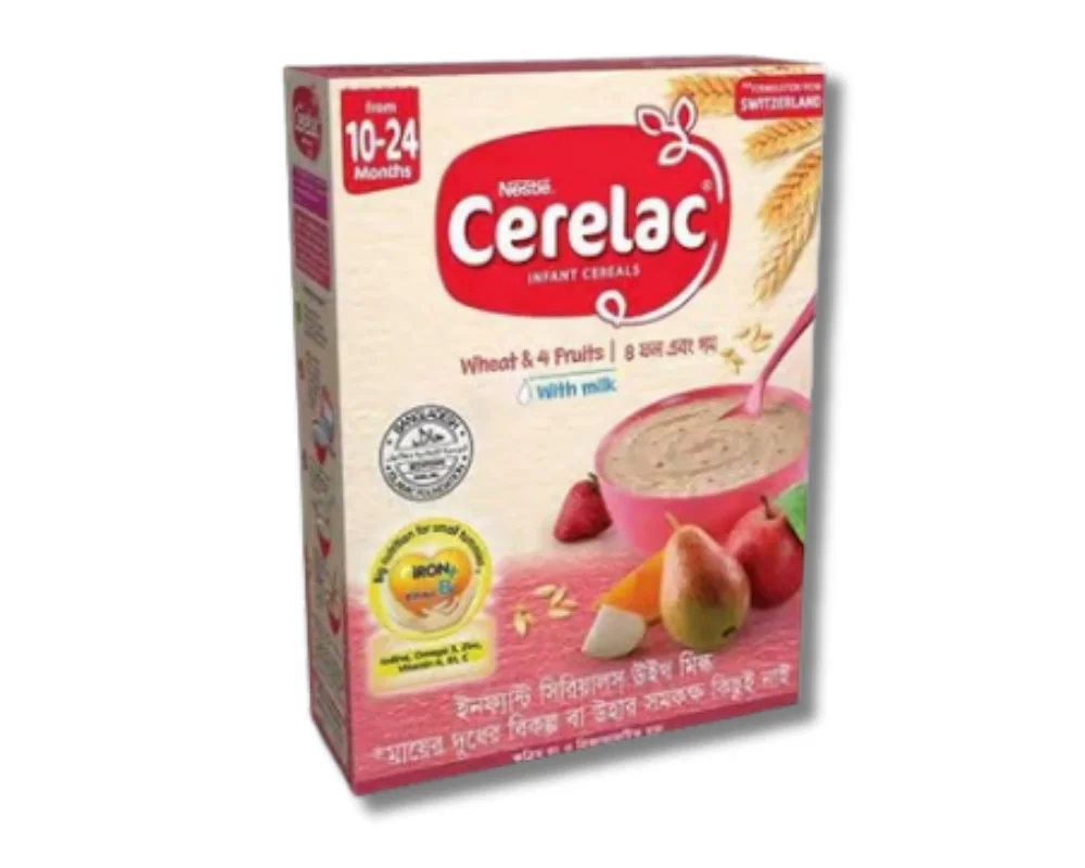 Nestle Cerelac Wheat & 4 Fruits 400(±)50gm