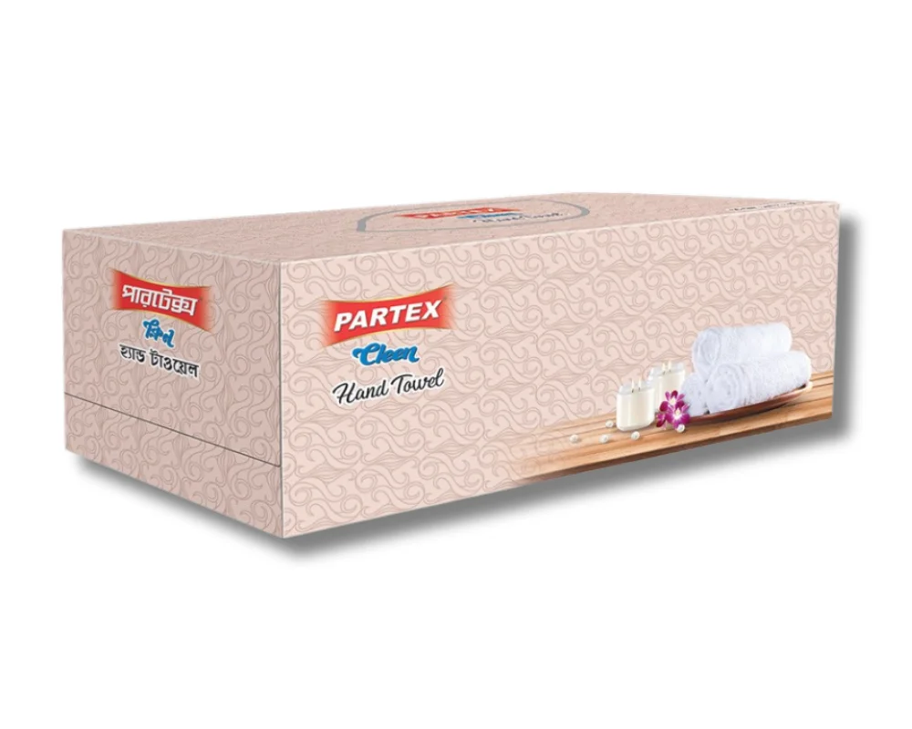 Partex Cleen Hand Towel 150X2Ply (Box)