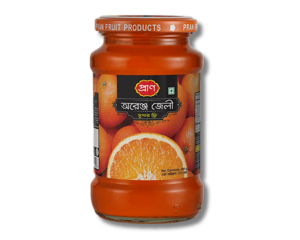 Pran Diabetic Orange Jelly 450(±)50gm