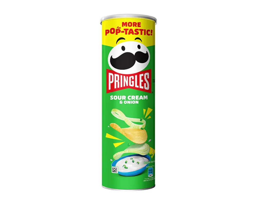 Pringles Sour Cream & Onion Chips 134gm (Malaysia)