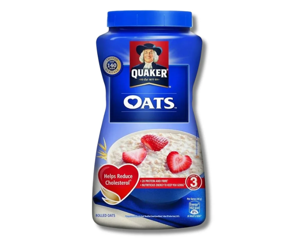 Quaker Oats 900(±)100gm (Jar)