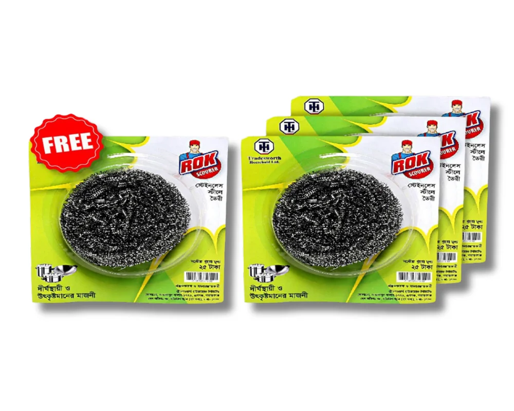 Rok Dish Wash Mega Scrubber (Buy3 Get1 Free)