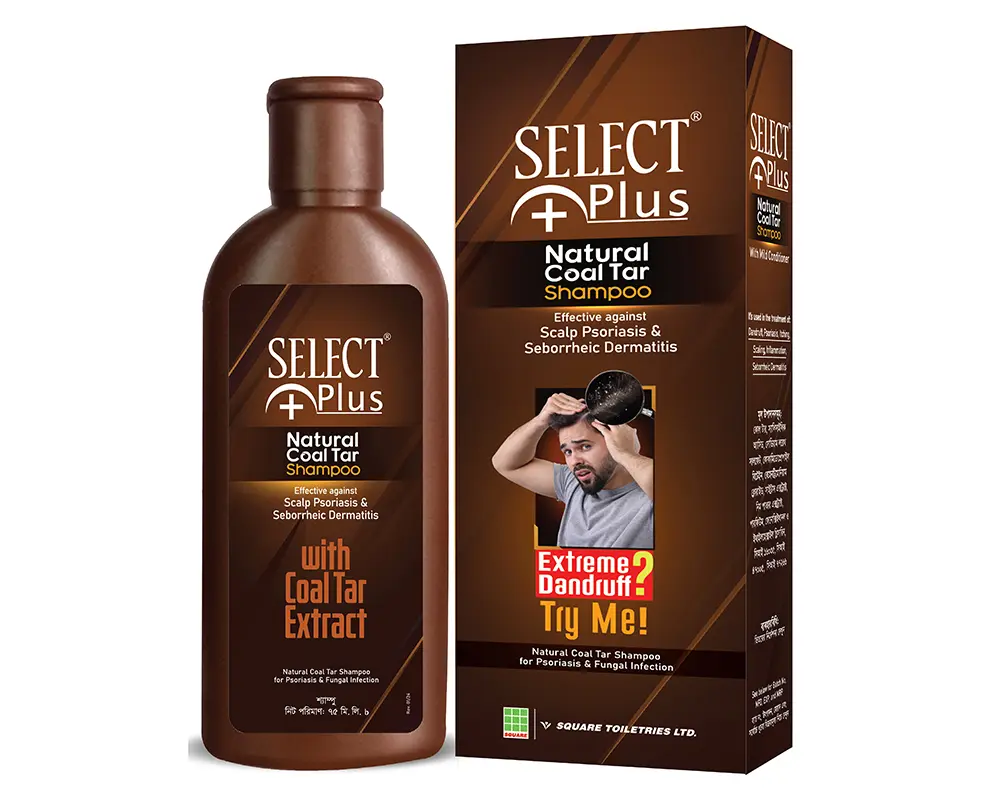 Select Plus Natural Coal Tar Shampoo 75ml