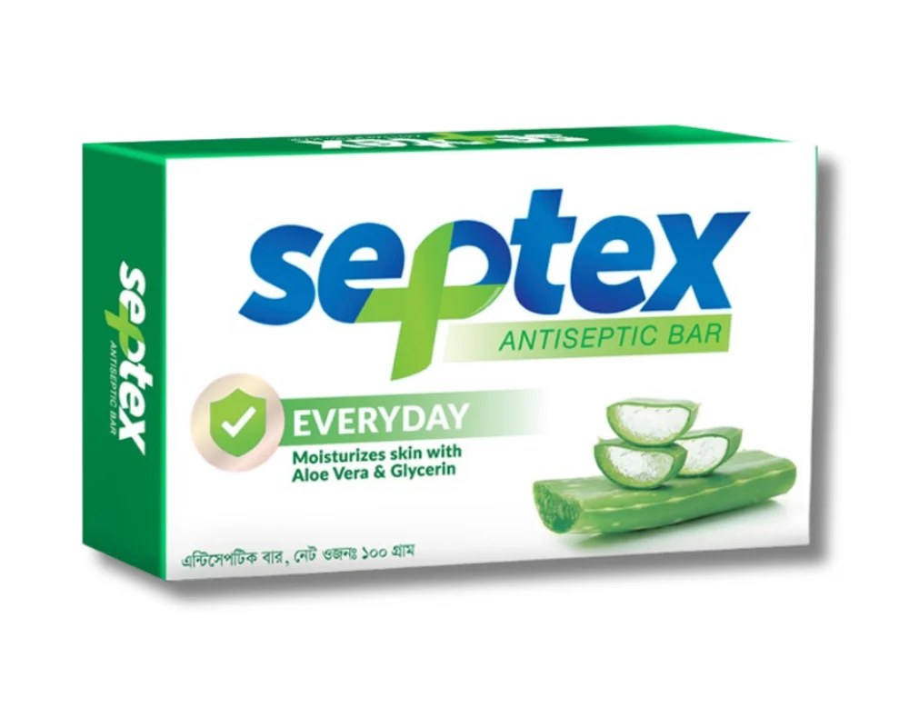 Septex Everyday Antiseptic Bar 100gm