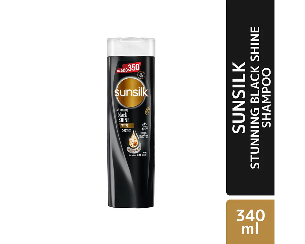 Sunsilk Stunning Black Shine Shampoo 340(±)10ml