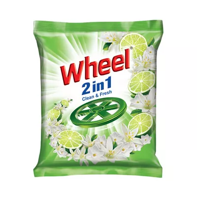 Wheel Washing Powder 2 in 1 Clean & Fresh 2 kg